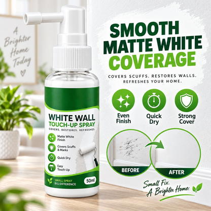 ✨White Wall Repair Spray – Suitable for household wall stains, scratches, and small nail holes.