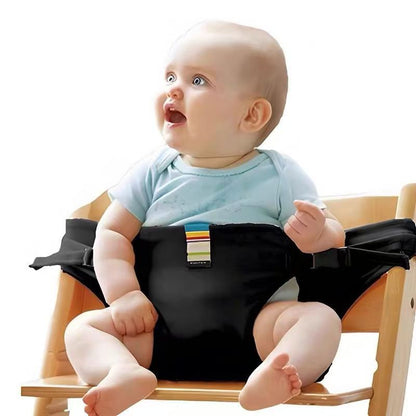 👶🛡️Baby High Chair Seat Belts - Portable Dining Straps Holder
