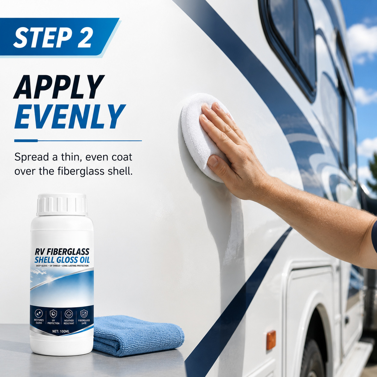 ✨RV Fiberglass Gloss Oil Shine Restorer