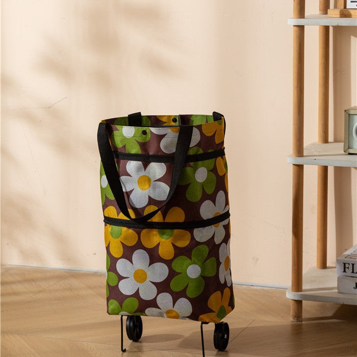 2-in-1 Foldable Shopping Cart
