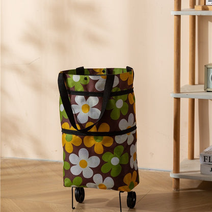 2-in-1 Foldable Shopping Cart