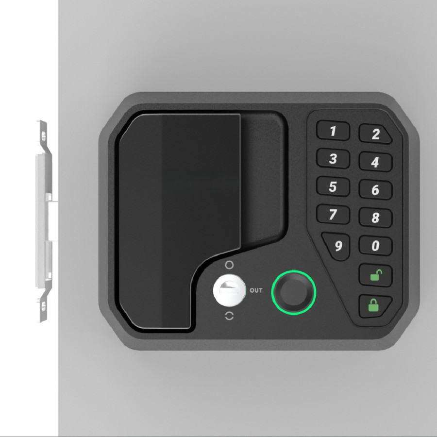 🚪Smart RV Door Lock——Keyless entry, supporting 100-foot Bluetooth app access, fingerprint recognition, remote control, and physical keys.