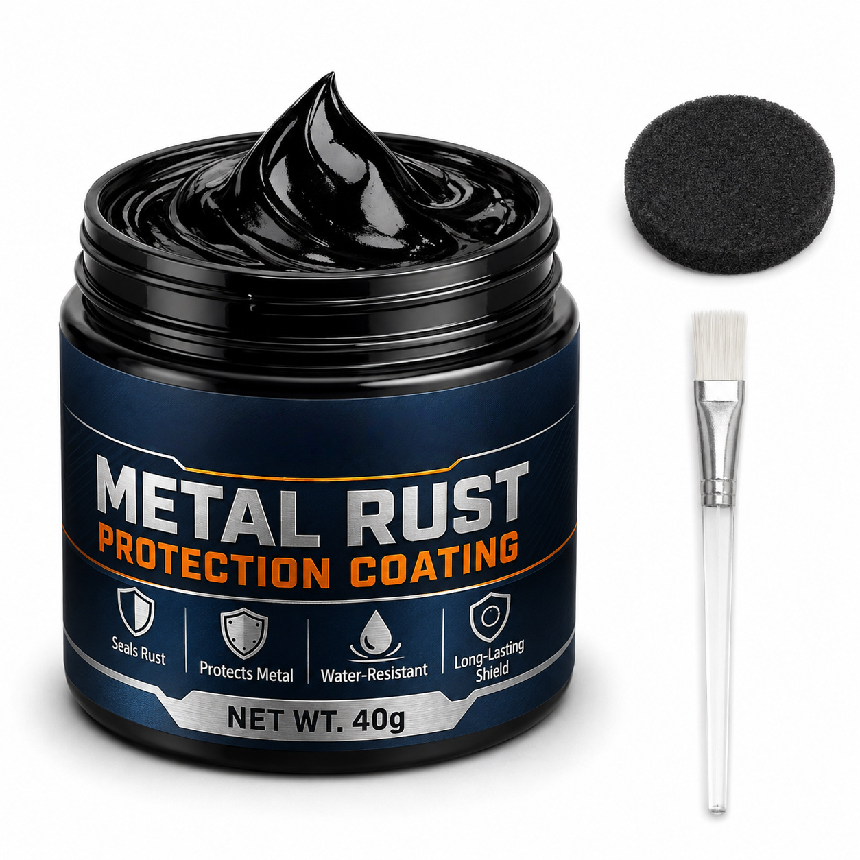 Metal Rust Protection Black Repair Paste