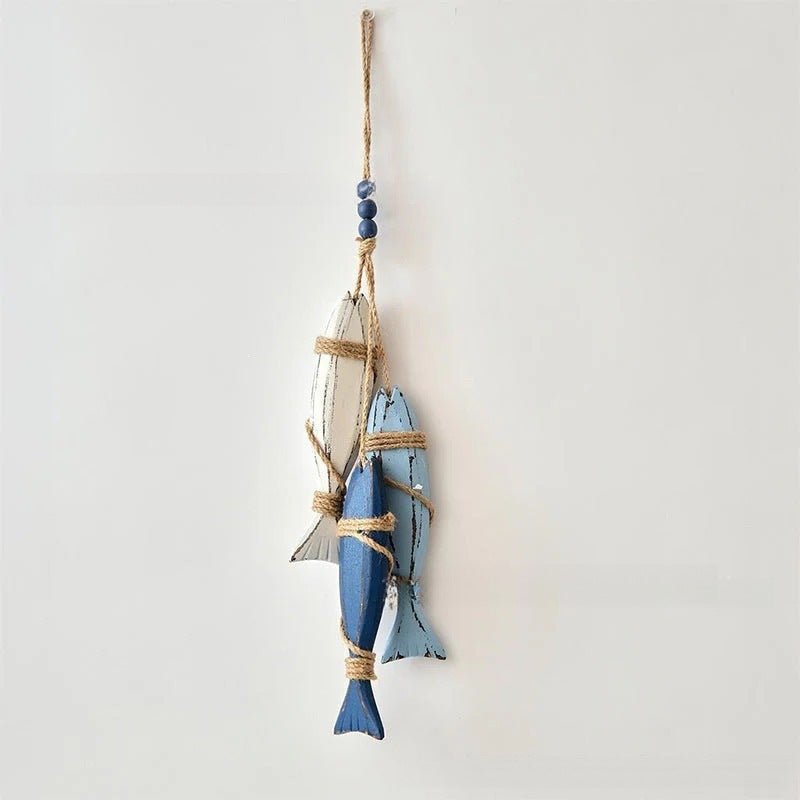 ⭐2026 HOT SALE🐟🌊Lighted Coastal Wooden Starfish & Fish Hanging Decor