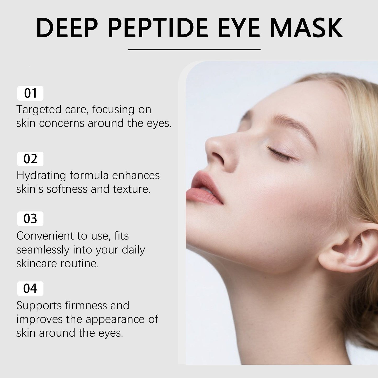 Deep-Penetrating Peptide Collagen Eye Mask