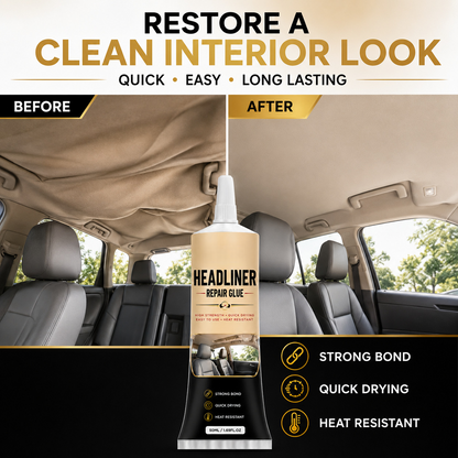 🚗Car Headliner Repair Glue | Automotive Interior Fabric Adhesive
