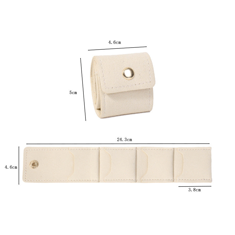 3PCS Travel Jewelry Organizer Bags – Compact Jewelry Case for Rings, Earrings & Necklaces