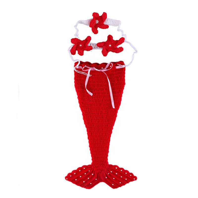 🧜Hand-crocheted baby mermaid sleeping bag
