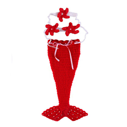 🧜Hand-crocheted baby mermaid sleeping bag