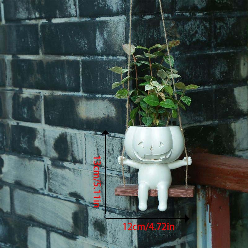 🎃Swing Pumpkin Hanging Planter Pot
