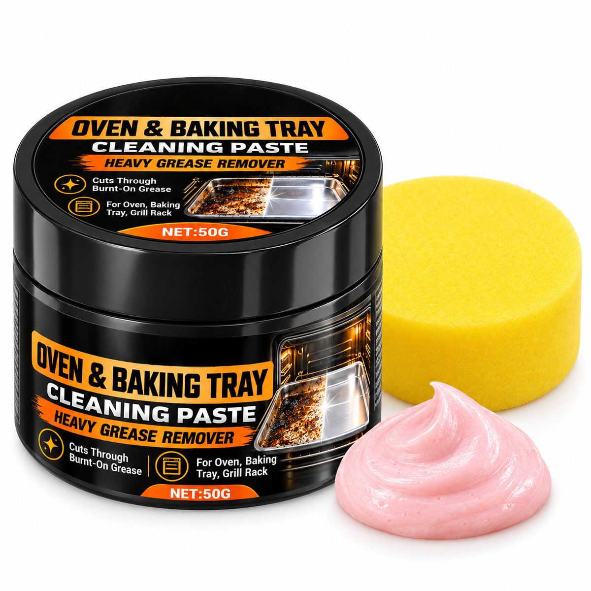 🧽 Heavy-Duty Grease Removal Cleaning Paste – 50 g