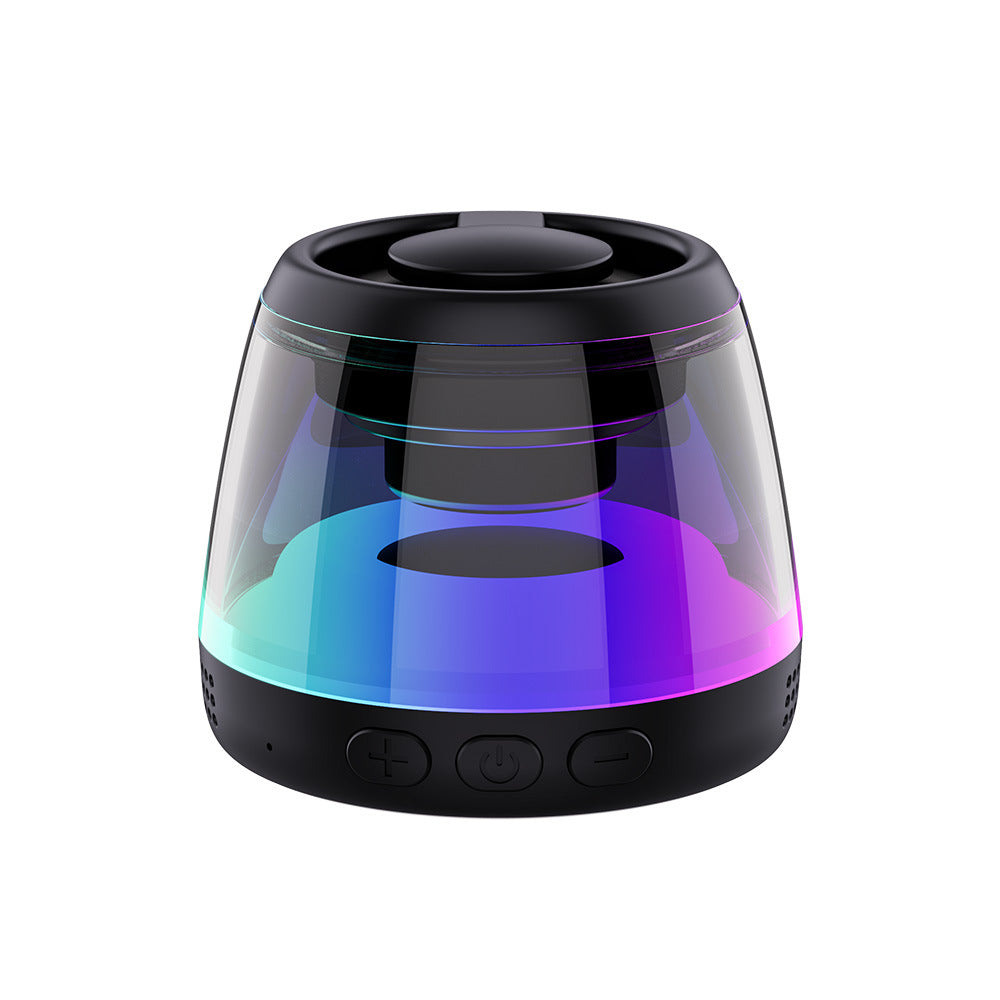 🧲🔊Mini Magnetic Bluetooth Speaker – 360° Stereo Sound, RGB Lights & TF Card