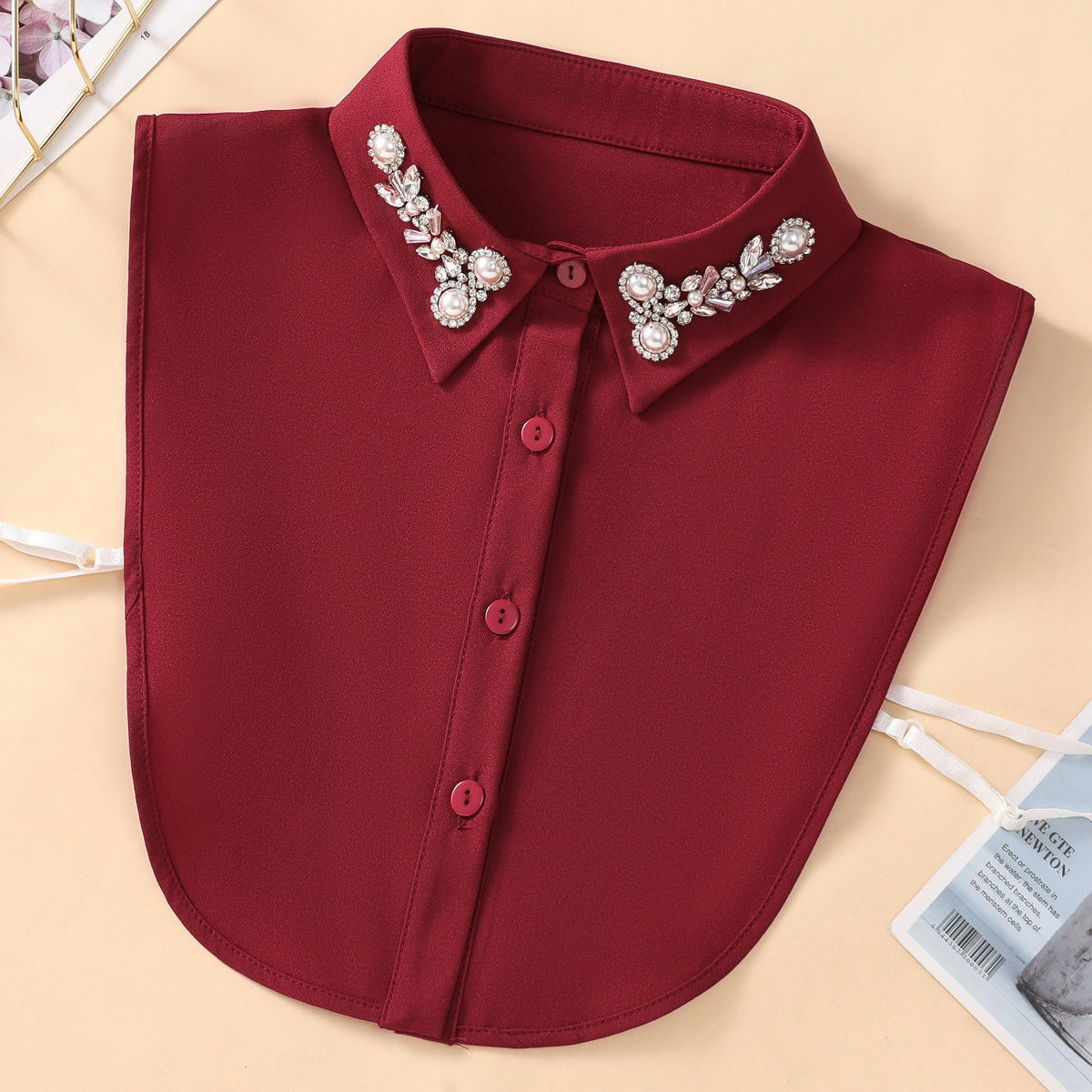 🔥 Holiday Celebration 50% OFF ✨Jeweled Detachable Collar -Add Instant Elegance  💎