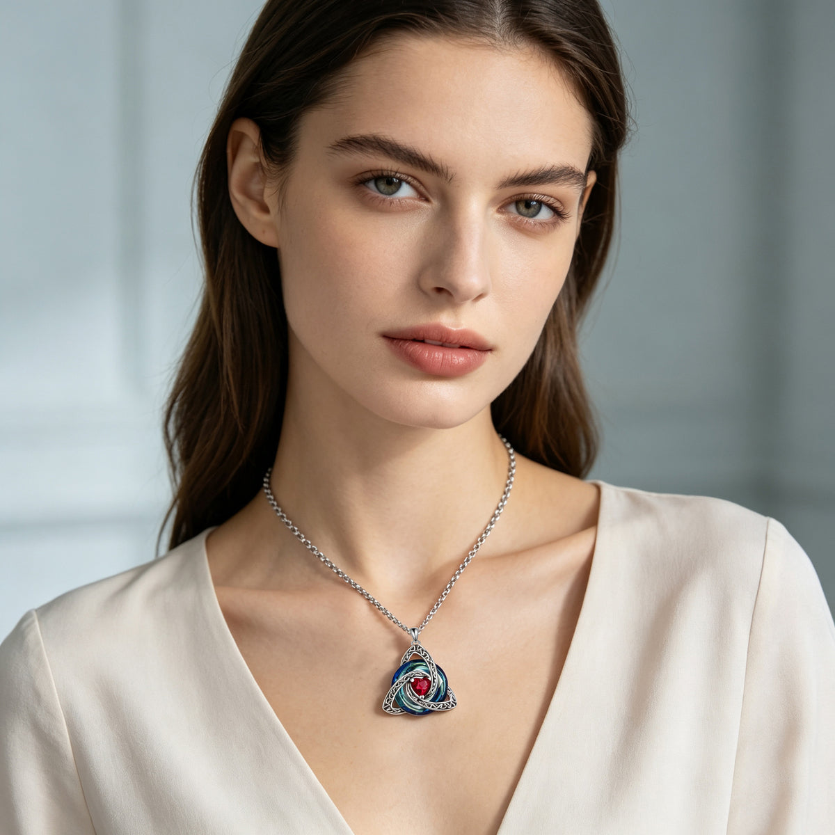 🛡️ Celtic Birthstone Shield: Wear Your Protection & Story ✨