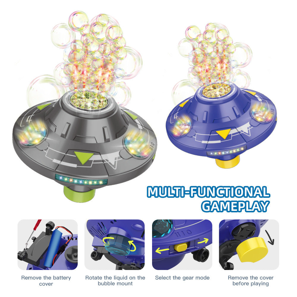 🛸 UFO Moving Bubble Machine