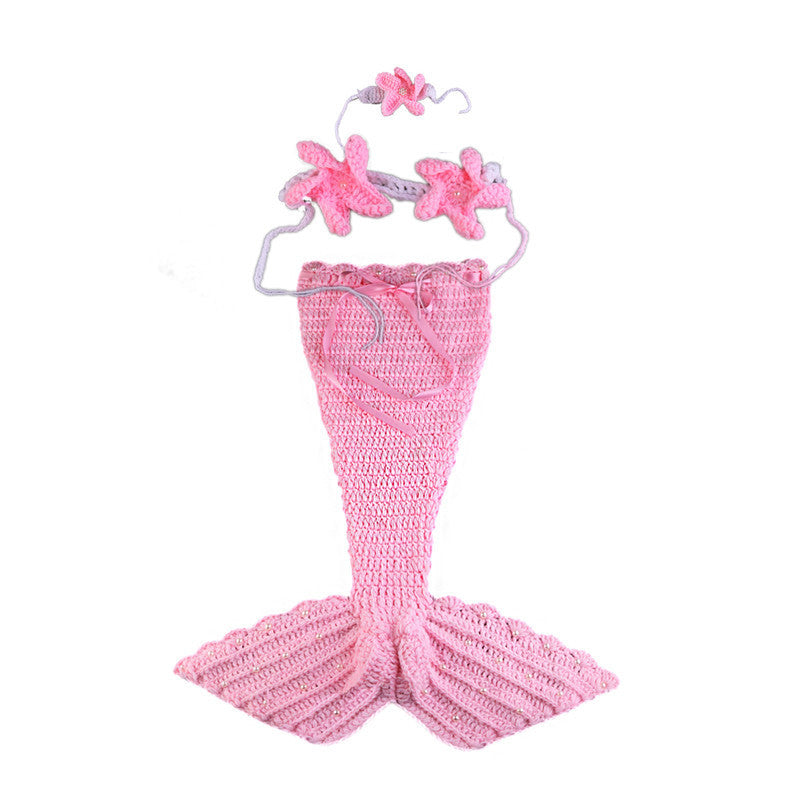🧜Hand-crocheted baby mermaid sleeping bag