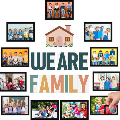 🏫 Our Class Family Bulletin Board Decor | Student Photo Frame Cutout Set