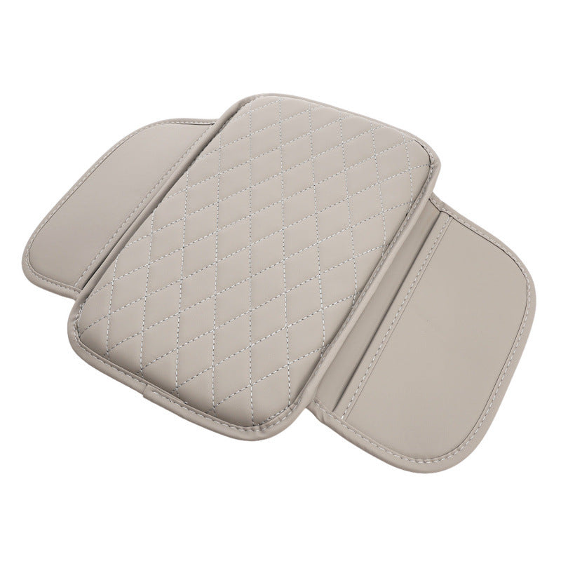 🚘 Car Center Console Armrest Riser – Padded Cushion with Side Storage & Non-Slip Base
