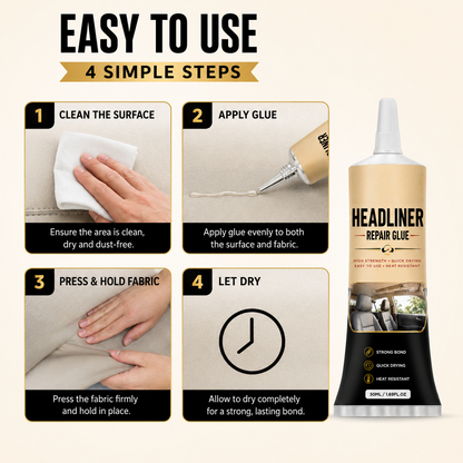 🚗Car Headliner Repair Glue | Automotive Interior Fabric Adhesive