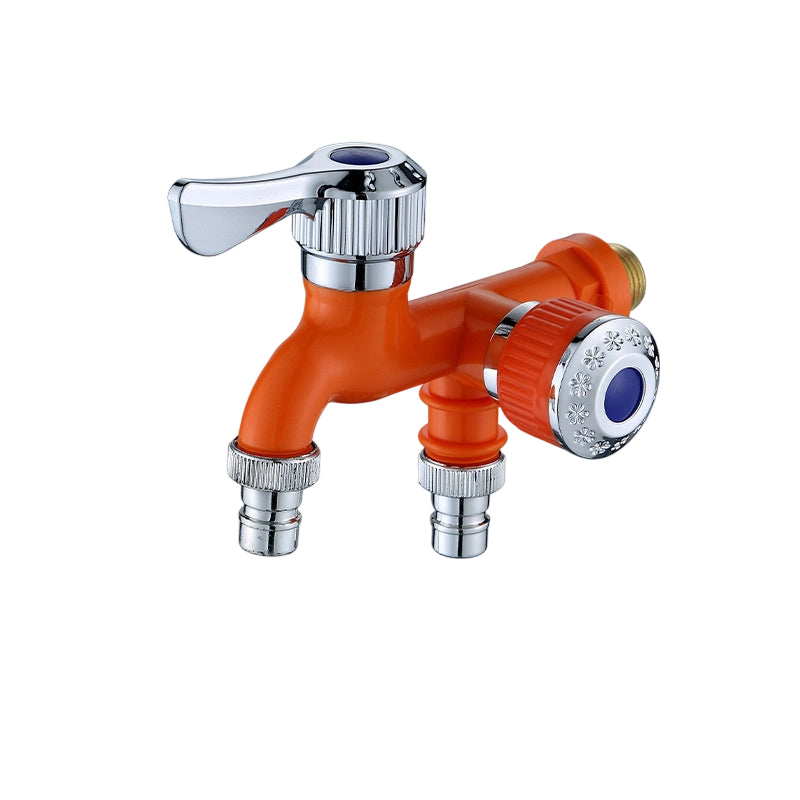 💧 Dual-Outlet Faucet – Two Independent Water Connections for Laundry, Garden & Everyday Cleaning