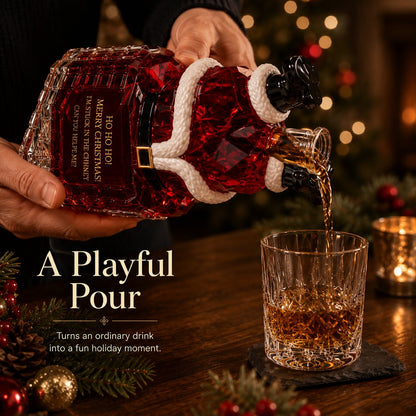 🎅 Crystal Santa Decanter