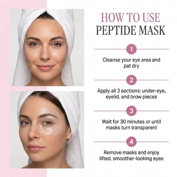 Deep-Penetrating Peptide Collagen Eye Mask