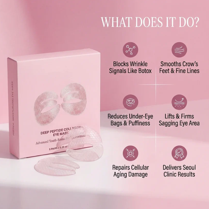Deep-Penetrating Peptide Collagen Eye Mask