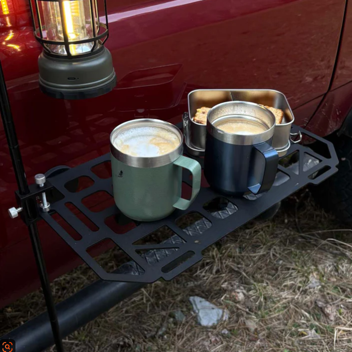 Heavy-Duty MagneticVehicle Side Table IPortable Grid Camp Desk