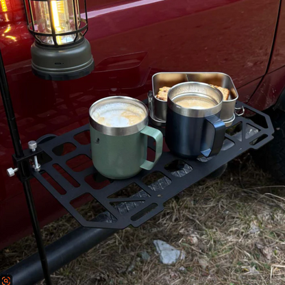 Heavy-Duty MagneticVehicle Side Table IPortable Grid Camp Desk