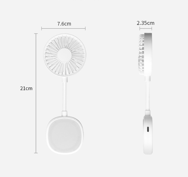 🌬️Magnetic Phone Back Mini Fan | Rechargeable Flexible Gooseneck Portable Fan