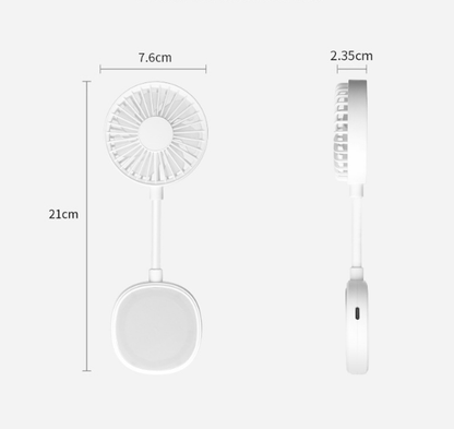 🌬️Magnetic Phone Back Mini Fan | Rechargeable Flexible Gooseneck Portable Fan