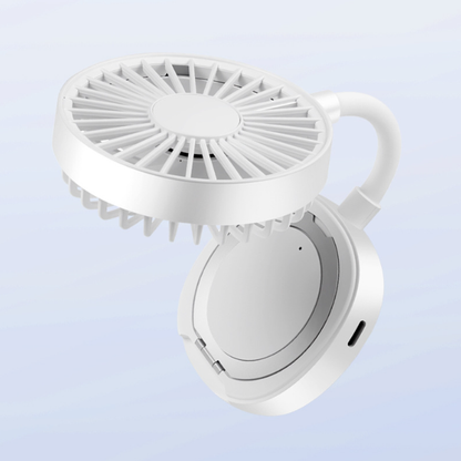 🌬️Magnetic Phone Back Mini Fan | Rechargeable Flexible Gooseneck Portable Fan