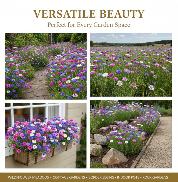🌸Premium Cornflower Seeds - The"Unstoppable" wildflower That Grows Anywhere