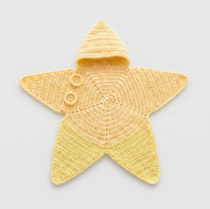 🌟Star Crochet Baby Swaddle Onesie