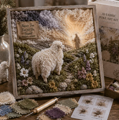 🔥HOT SALE🔥 - ✝️3D Christian Fabric Poke Art Kit