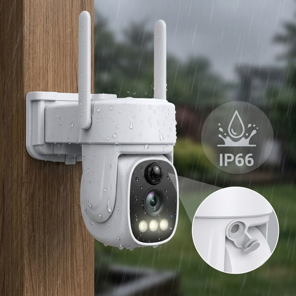 ☀️Solar‑Powered Outdoor Security WiFi Camera