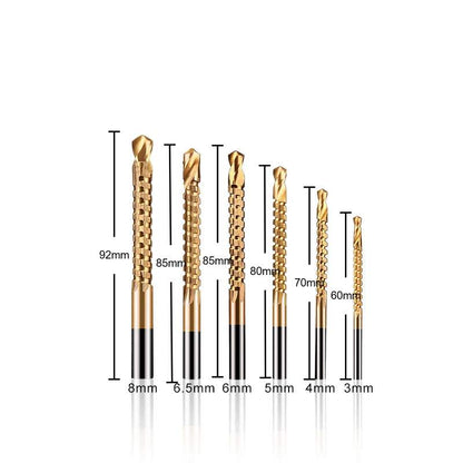 🔥Limited Time 50% Off✨🛠️ 6-Piece Serrated Side-Cutting Drill Bit Set