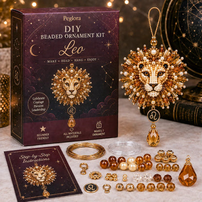 ✨ Zodiac Blessing Beaded Ornament DIY Kit – Create A Meaningful Handmade Keepsake Inspired By Your Star Sign