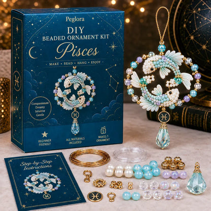 ✨ Zodiac Blessing Beaded Ornament DIY Kit – Create A Meaningful Handmade Keepsake Inspired By Your Star Sign