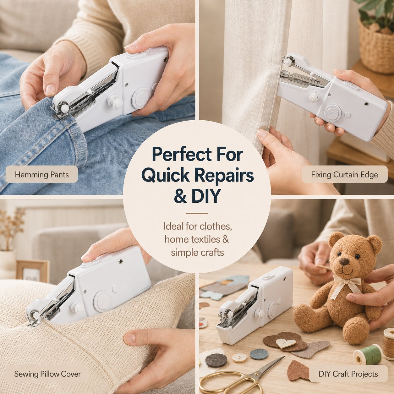 🧵👚🩳Portable Handheld Electric Sewing Machine Kit——Suitable for Beginners
