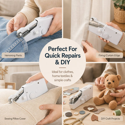 🧵👚🩳Portable Handheld Electric Sewing Machine Kit——Suitable for Beginners
