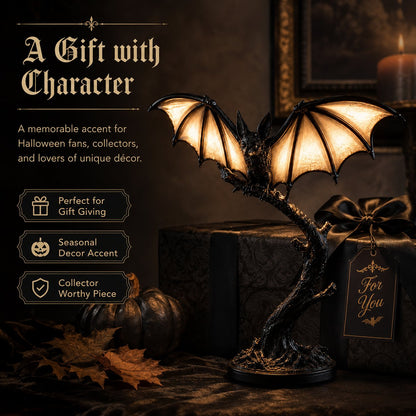 🦇 Glowing Bat Desk Lamp
