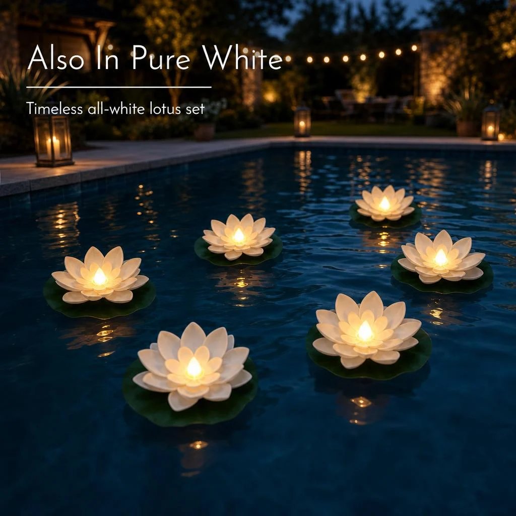 🪷Floating Lotus Lights