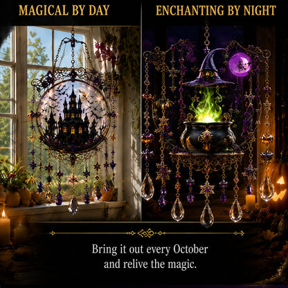🎁Halloween Special Offer 50% OFF –🏰🎃Halloween Light-Catching Hanging Ornament