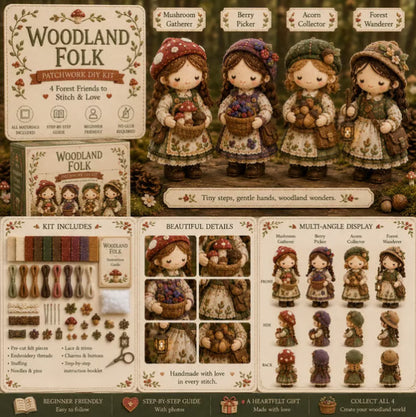 🎁🧵 Tiny Worlds Collection – Patchwork DIY Kit Series