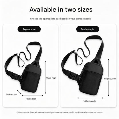 🛡️Anti‑Theft RFID Blocking Sling Bag | Lightweight Crossbody Travel Pack