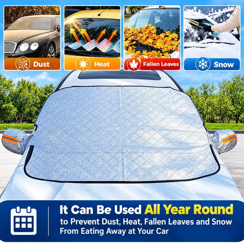 ❄️🚗Car Windshield Snow Ice Cover-All‑Season Windshield Protector for Your Vehicle
