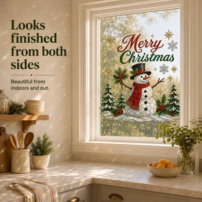 🎄🪟Christmas Classics Scenic Window Sticker – Turn Every Window Into a Christmas View