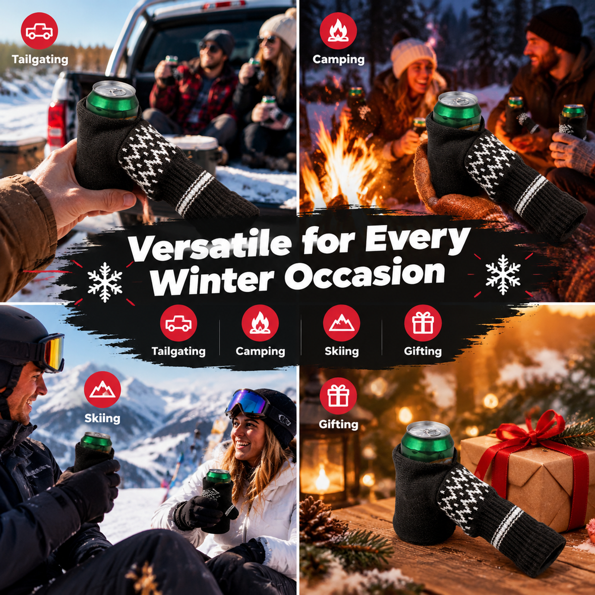 🧤Knit Insulated Beer Mitten