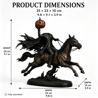 🐎🎃Lighted Headless Horseman Statue